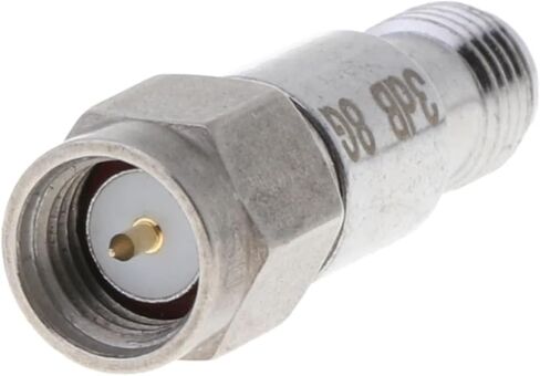 2W SMA Coaxial Fixed Attenuators Frequency 6GHz 8GHz SMA Fixed Connectors Y5GB(Sliver-6db) in Saudi Arabia