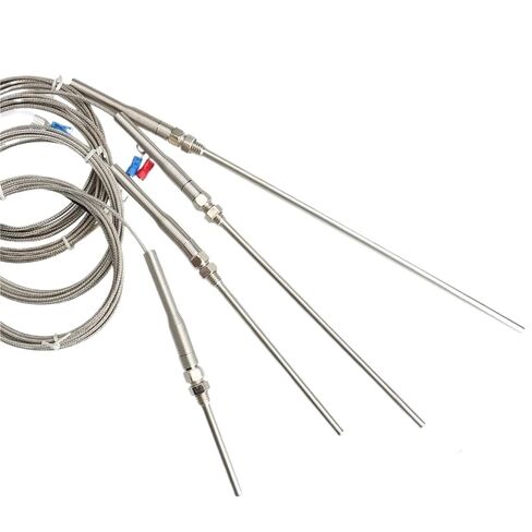 400 800 Degree RTD K J PT100 Temperature Sensor M5 Probe Thermal Thermocouple Industrial Sensor 1Pcs(Pt100,100mm) in Saudi Arabia