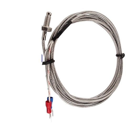 Thermocouple Thread M8/M6 Screw K /PT100 Type Probe Sensor Temperature Sensor 0-800°C 1Pcs(M6 Type K 10M) in Saudi Arabia