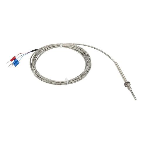 FTARP08 PT100 Type 3.0m Metal Screening Cable Probe RTD Temperature Sensor M6*1 1Pcs in Saudi Arabia