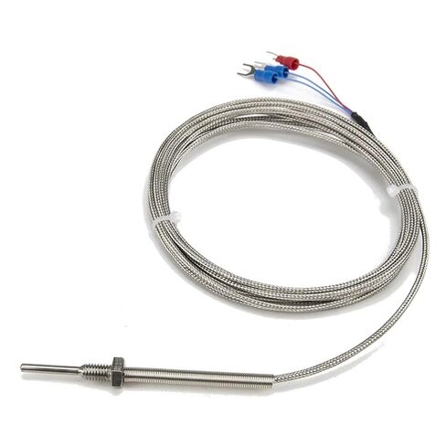 FTARP08 PT100 Type 3.0m Metal Screening Cable Probe RTD Temperature Sensor M6*1 1Pcs in Saudi Arabia