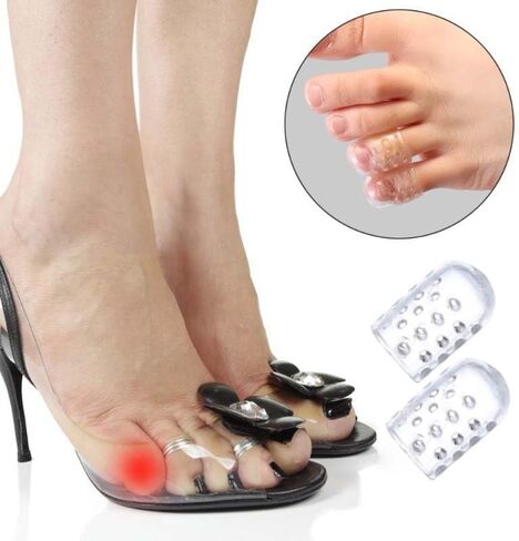 30 Pcs Silicone Toe Protectors, Breathable, Waterproof, and Sweat Proof, Pain Relief, Solve Various Foot Problems in Saudi Arabia