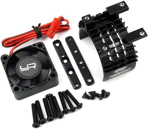 الألومنيوم 540، 550 محرك بالوعة الحرارة مع مروحة تورنادو عالية السرعة أسود / نعم سباق / YA-0653BK in Kuwait