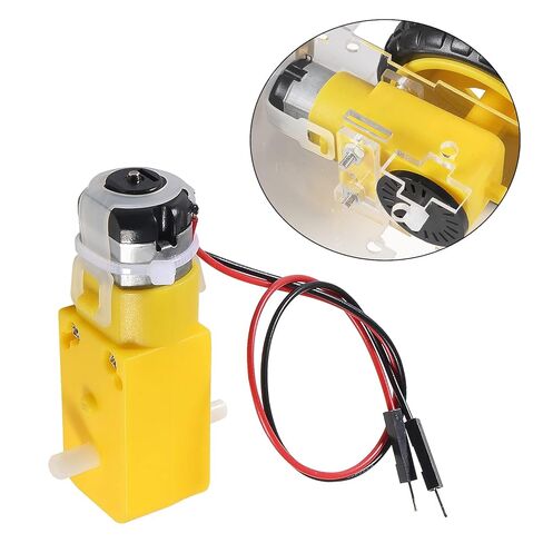 8pcs TT Magnetic Gearbox Engine DC Electric Motor 3V-6V Dual Shaft Geared ，DIY for Arduino Smart Car Robot Toys Cars Chassis Models Vibration Products (I Shape 1:48 Reduction Ratio) in Saudi Arabia