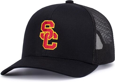 Pacific Headwear NCAA USC Men's Trucker Snapback Cap in Saudi Arabia