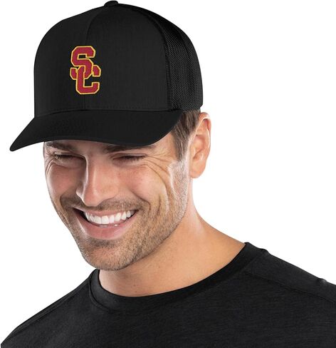 Pacific Headwear NCAA USC Men's Trucker Snapback Cap in Saudi Arabia
