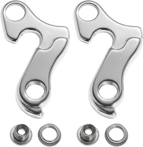 BlueStars 2 Packs Bicycle Bike Derailleur Hanger Derailleur Bracket Bike Tail Hook Frame Gear Tail Hook Aluminium Alloy Mountain Rear - for Cyclocross, Mountain, Road Racing Bike in Saudi Arabia