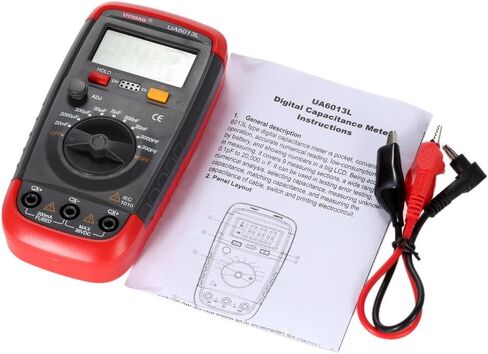 UYIGAO UA6013L Portable Digital LCD Capacitor Digital Capacitance Meter Capacitance Meter Tester Count Capacitor Tester with LCD Backlight for Electrical Engineers in Saudi Arabia