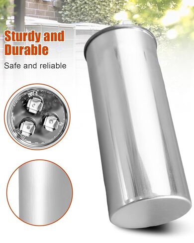 CAP050700440CT Capacitor Round Dual Universal Replacement 70 + 5µF 370/440V in Saudi Arabia