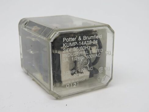 TE CONNECTIVITY/POTTER & BRUMFIELD KUMP-14A18-24 مرحل الطاقة، 3PDT، 24VDC، 15A، توصيل in Kuwait
