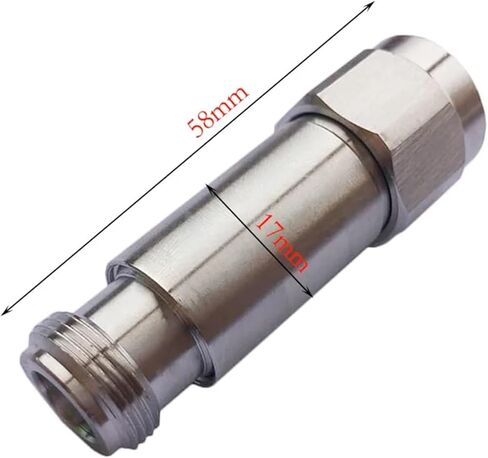 Attenuator DC-3GHz DC- 4GHz N-JK 2W 5W Coaxial Fixed Attenuator 1-40 DB 50Ohm N Male to Female Connector(N M to N F 5W 3GHz,40DB) in Saudi Arabia