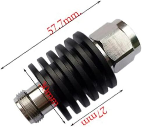 Attenuator Coaxial Attenuation Frequency DC-3GHz 4GHz 5W N JK Coaxial Fixed Attenuator 1-40DB(N M to N F 5W 3GHz,30DB) in Saudi Arabia