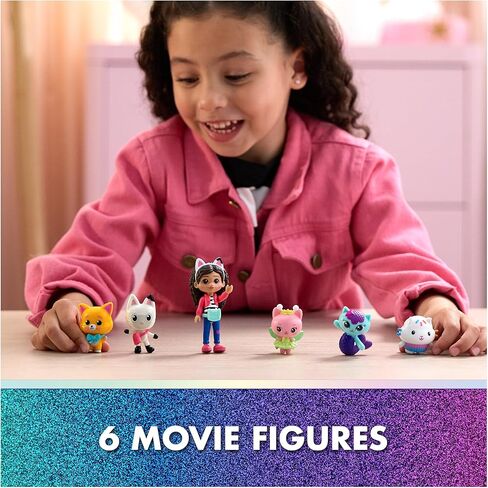 Gabby's Dollhouse: The Movie, Cat-Venture Crew Pack, 11-Piece Toy Figure Set with Accessories, Kids Toys for Girls & Boys Ages 3 and Up in Saudi Arabia