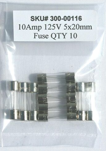 بوسمان من إيتون BK/GMA-10-R فيوز، خرطوشة، 10 أمبير، 5 × 20 مم، سريع المفعول (10 قطع) in Kuwait