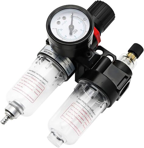 AFC2000 AFR2000 + AL2000 G1/4 ضاغط الهواء يستخدم فلتر الهواء فاصل الزيت والماء لتقليل منظم صمام الضغط (AFC2000) in Kuwait