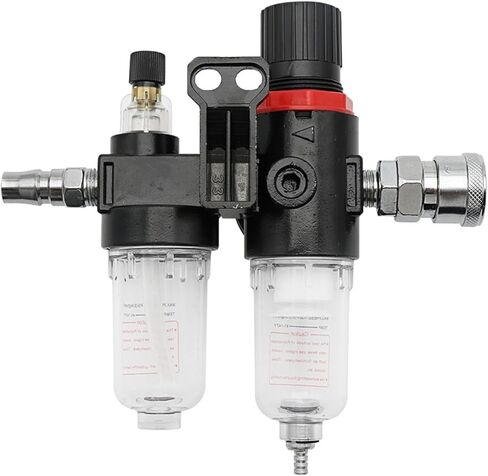 AFC2000 AFR2000 + AL2000 G1/4 ضاغط الهواء يستخدم فلتر الهواء فاصل الزيت والماء لتقليل منظم صمام الضغط (AFC2000) in Kuwait