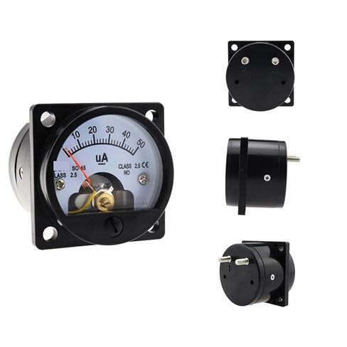 SO-45 UA مقياس التيار الكهربائي التناظري مؤشر ميكرومتر 30uA 50uA 100uA 200uA 300uA 500uA 1000uA اختبار متر الحالي 1 قطعة (300UA) in Saudi Arabia