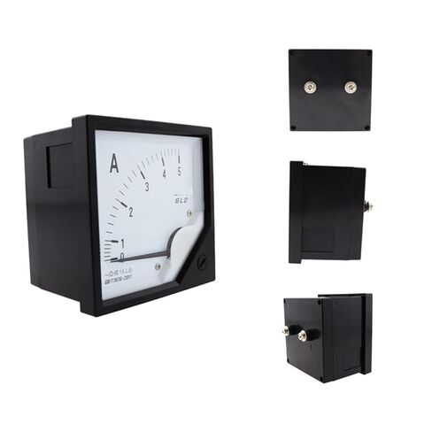 6L2-AC 1A-1000A Optional Direct Analog Instrument Panel AMP Ammeter Pointer 80 * 80MM AC 1Pcs(3A) in Saudi Arabia