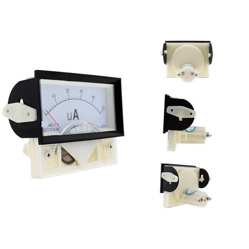 69C17 DC Pointer Microammeter 50uA 100UA 200UA 300UA 500UAwith Shunt Current Meter 85 * 46MM 1Pcs(50UA) in Saudi Arabia