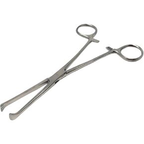 مشابك مسننة من الفولاذ المقاوم للصدأ من Allis تأتي بأسنان 4x5 و5x6 مع سقاطة قفل متعددة الأوضاع لقبضة محكمة (5x6 أسنان - 7 بوصات فضية) in Kuwait