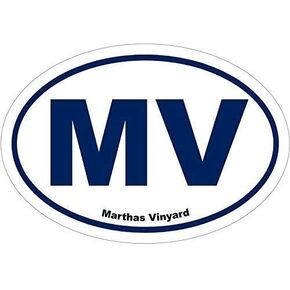 Martha's Vineyard Decal - MV Vinyl Sticker in Kuwait