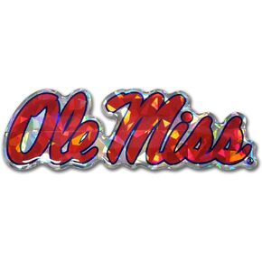ملصق عاكس للضوء باللون الأحمر من Ole Miss مرخص رسميًا من Electroplate | ملصق ممتاز ثلاثي الأبعاد مناسب لجميع الأحوال الجوية للسيارة، وزجاجة المياه، والكمبيوتر المحمول، والكمبيوتر اللوحي، والنافذة، والمبرد، والصدمات، وصندوق الأدوات، والهاتف | صنع في الولاي in Kuwait