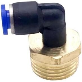 1PCS Pneumatic Quick Release Fitting Connector 6mm 8mm 10mm 12mm OD Hose Tube to 1/8 1/4 3/8 1/2 Thread Air Compressor Joint Coupler(Color:PL,Size:6MM_3/8") in Kuwait