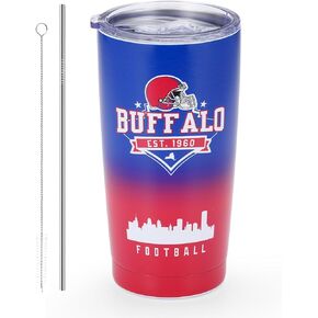 Football Tumblers 20oz Car Cups Sports Travel Coffee Mug, Stainless Steel, Insulated,Classic Collection Gifts for Men Women Fans in Saudi Arabia