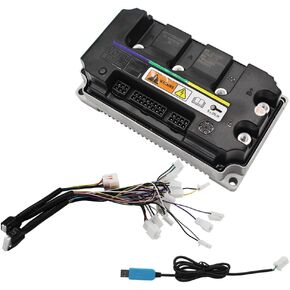 VOTOL EM180GTS 72500S 200A 3-5kw 3000w 5000W فرش تيار مستمر تحكم QS موتور دراجة نارية كهربائية سكوتر مزود بمحرك ذكي قابل للبرمجة in Kuwait