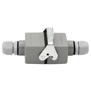 6 Pins Rectangular Heavy Duty Connector Butt Type He-06 Socket 500V 16A 1Pcs in Saudi Arabia