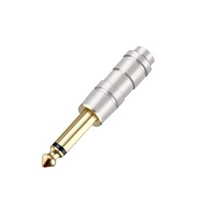 10Pcs 6.35mm Mono Audio Jack Connector Plug Microphone in Kuwait
