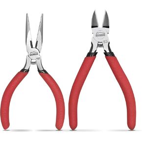 مجموعة مربعة من قطعتين ، و 5 بوصات من الأنف من الأسلاك وقواطع الأسلاك ، وعروض مجوهرات محملة الزنبرك الصغيرة وقواطع التدفق لصياغة ، والانحناء ، وأسلاك القطع ، وروابط الرمز البريدي ، والإلكترونيات in Kuwait