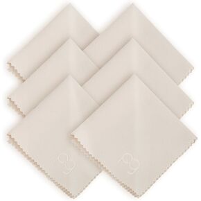 6 Pack Microfiber Cleaning Cloth for Glasses - Ultra Soft Lens Cleaning Cloth for Eyeglasses, Sunglasses, Camera Lenses, Screens, iPhone, iPad - Lint-Free & Scratch-Free in Kuwait