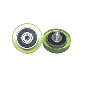 2 قطع 30x7xM6 البولي يوريثين تحمل الترباس الأسطوانة مع M6 المسمار PU60830-7C1L8M6 30 مللي متر القطر الخارجي بو المغلفة ناقل عجلة in Kuwait