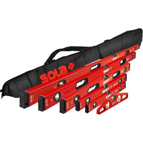 مجموعة المستوى الكامل من SOLA BIG RED، 78 بوصة/48 بوصة/32 بوصة/24 بوصة/16 ​​بوصة + 10 بوصة LSTFM بالإضافة إلى حقيبة حمل in Kuwait