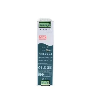 SDR-75-12 75.6W Single Output Industrial DIN Rail with Power Supply SDR-75 12V 6.3A in Kuwait