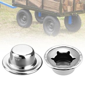 أغطية صواميل الدفع، صواميل غطاء المحور من الفولاذ الزنبركي 5/16 بوصة، قفل ضغط دائم للشاحنات اليدوية، وعربات العشب، والعربات ومحاور العجلات، قطعتان in Kuwait