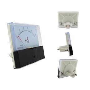 44C2 DC ΜA 50UA 100UA 200UA 300UA 500UA Analog Panel Pointer Type Ammeter 44C2-A Mechanical Meter 1Pcs(300UA) in Saudi Arabia