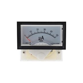 Pointer Type Panel Mount Analog Ammeter Gauge DC Meter 50uA 100uA 200uA 300uA 500uA Measuring Range 85C17 1Pcs(300UA) in Kuwait