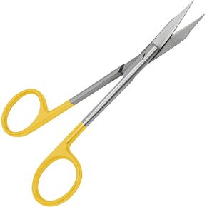 مقص T/C Goldman Fox مقاس 5 بوصات منحني من كربيد التنجستن لثة اللثة، أدوات جراحية دقيقة للغاية وحادة، أدوات طب الأسنان والطب البيطري in Kuwait