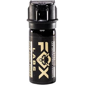 ACK, LLC Fox Labs 1.5 أونصة 2% OC 5.3 ملم رذاذ فلفل فليب توب ستريم، أسود in Kuwait