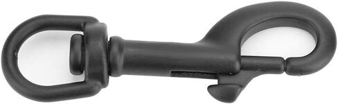 Tbest Xdeep Dive Clip,Double Snap Hook,Diving Bolt Snap,Diving Hook,Stainless Steel Double Ended Bolt Snap Hook Swivel Eye Snap Bolt Hook Kit Diving Accessory(75mm Black) in Saudi Arabia