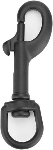 Tbest Xdeep Dive Clip,Double Snap Hook,Diving Bolt Snap,Diving Hook,Stainless Steel Double Ended Bolt Snap Hook Swivel Eye Snap Bolt Hook Kit Diving Accessory(75mm Black) in Saudi Arabia