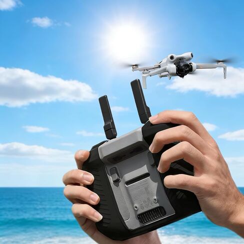 قطعة واحدة من غطاء السيليكون Air 3S لوحدة التحكم DJI RC 2، متوافقة مع DJI Mini 4 Pro/Air 3/Neo/Flip Fly المزيد من ملحقات وحدة التحكم كومبو، حافظة واقية مقاومة للانزلاق ومضادة للصدمات (رمادي) in Kuwait