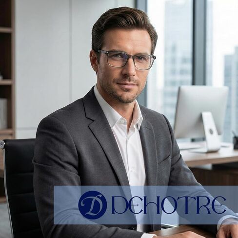 نظارات القراءة DEHOTRE التقدمية متعددة التركيز للرجال بدون خط قراء انتقال ثنائي البؤرة مع سلك معدني أساسي in Kuwait