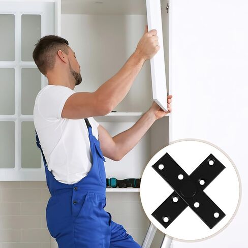 Healifty Heavy Duty Stainless 360° Rotating Hidden Pivot Door Hinge for Wooden Doors Concealed Central Swivel Hinge and Cabinets in Kuwait