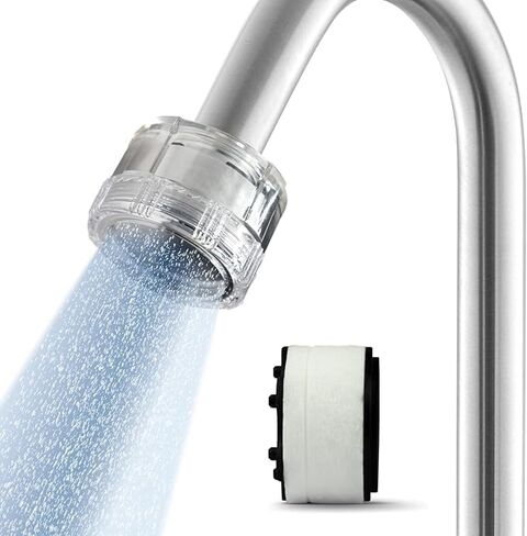 Kitchen and Bathroom Faucet Filter Kit - Includes 10 Adapters - Improves Taste and Odor, Protects Skin and Health - Removes Dirt and Rust (Sediment) in Kuwait