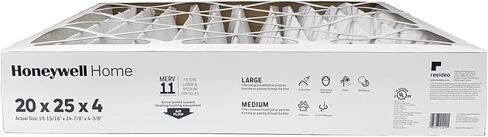 Honeywell FC100A1037-20" x 25" x 4" Pleated Air Filter, MERV 11 Bundle with Same Day Supply Filter Change Reminder (1-Pack) in Kuwait