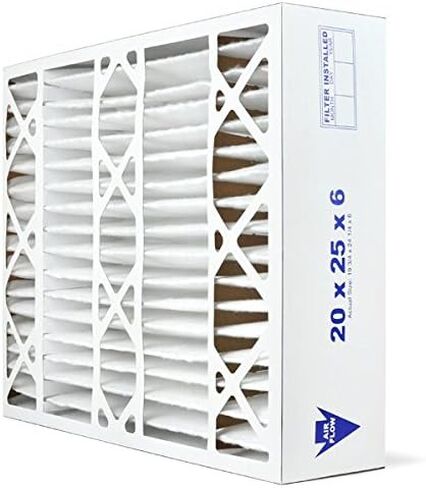 AIRx Filters 20x25x6 MERV 13 HVAC AC Furnace Air Filter Replacement for Aprilaire Space-Gard 201, Health 2-Pack, Made in the USA in Kuwait