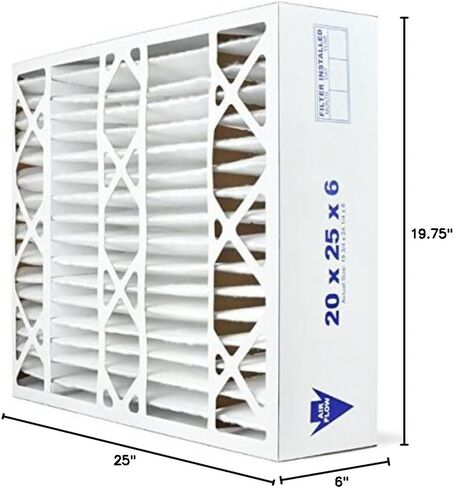 AIRx Filters 20x25x6 MERV 13 HVAC AC Furnace Air Filter Replacement for Aprilaire Space-Gard 201, Health 2-Pack, Made in the USA in Kuwait